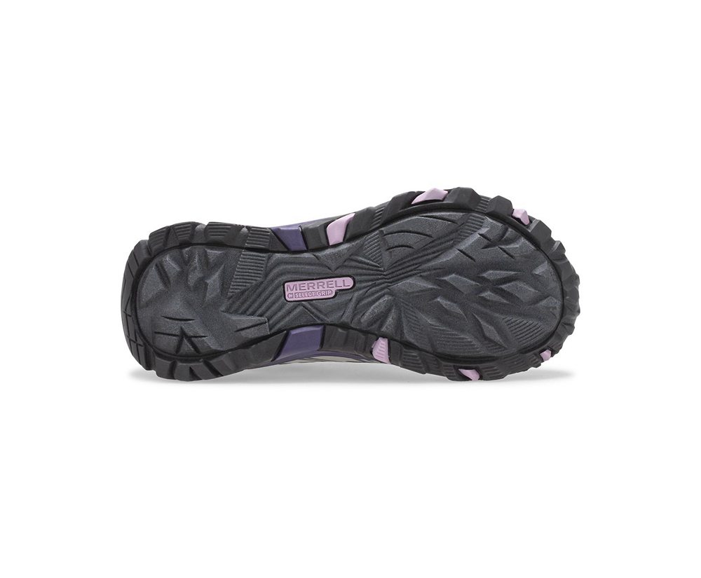 Buty Sportowe Merrell Dziecięce Fioletowe - Moab Fst Niskie A/C Waterproof - 285319-OIT